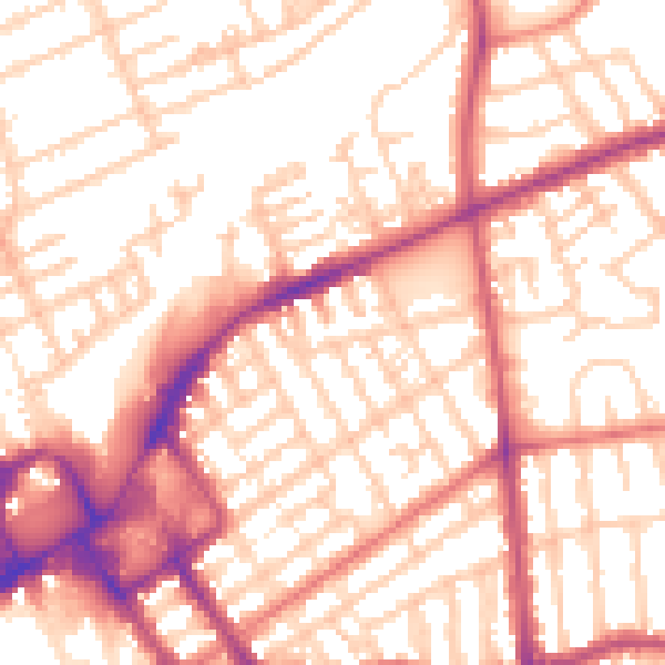Daytime road noise heatmap for FY1 3RS
