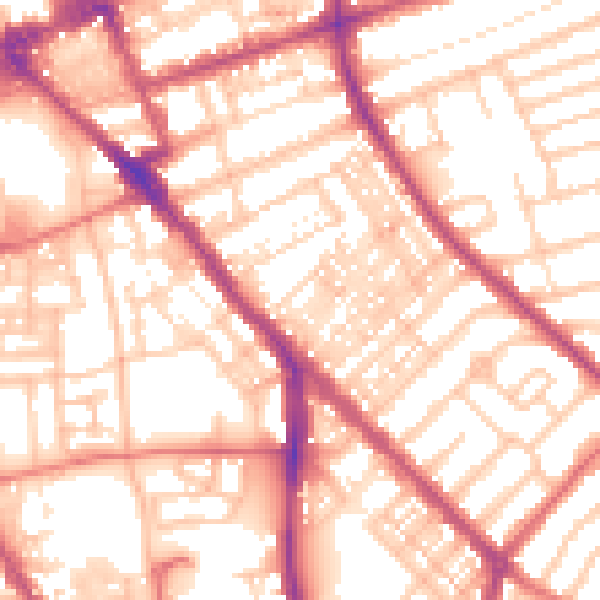 Daytime road noise heatmap for FY1 4AS