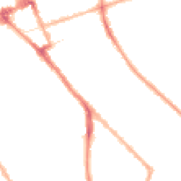 Night-time road noise heatmap for FY1 4AS