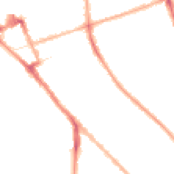 Night-time road noise heatmap for FY1 4BH