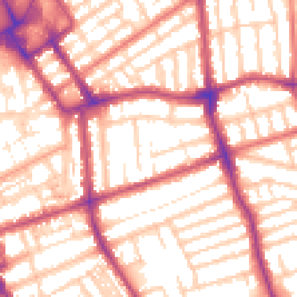 Daytime road noise heatmap for FY1 4HL