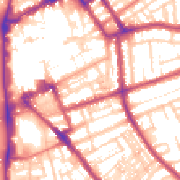 Daytime road noise heatmap for FY1 4PG