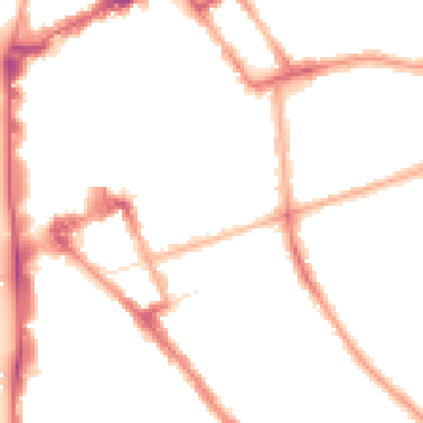 Night-time road noise heatmap for FY1 4PG
