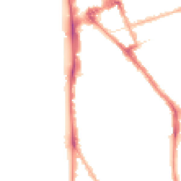 Night-time road noise heatmap for FY1 5BS