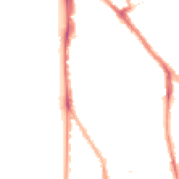Night-time road noise heatmap for FY1 5DX