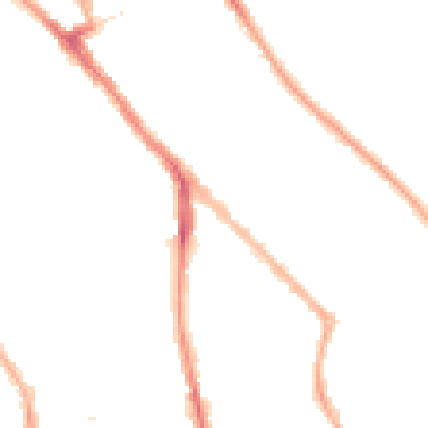 Night-time road noise heatmap for FY1 5HS