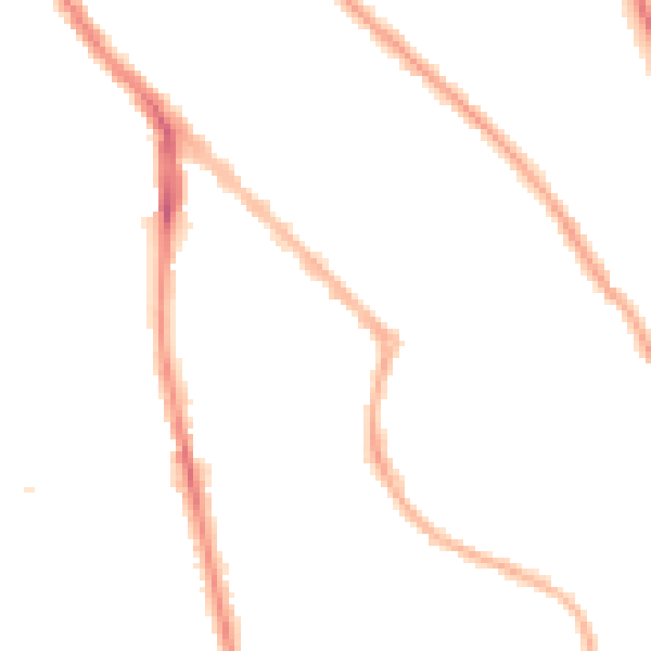 Night-time road noise heatmap for FY1 5JZ