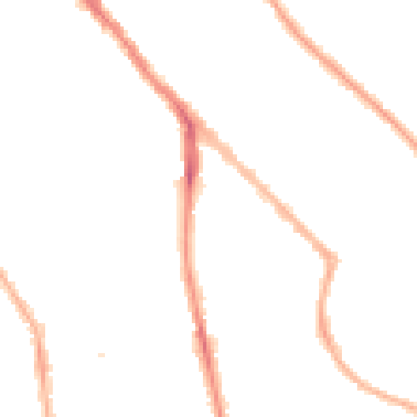 Night-time road noise heatmap for FY1 5LF