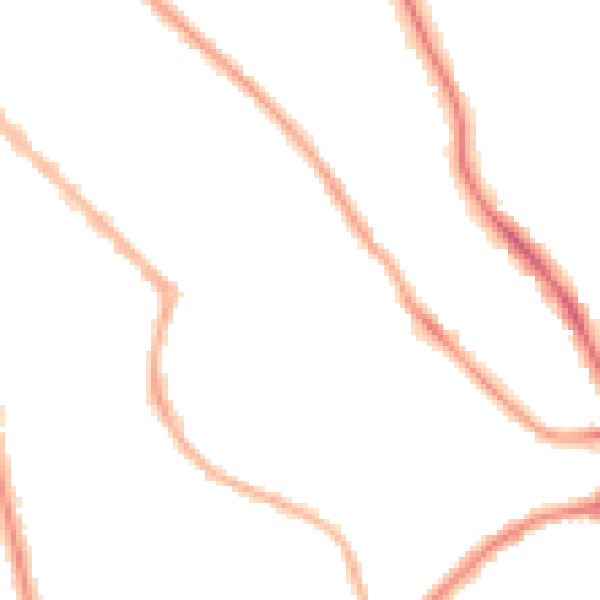 Night-time road noise heatmap for FY1 5NJ