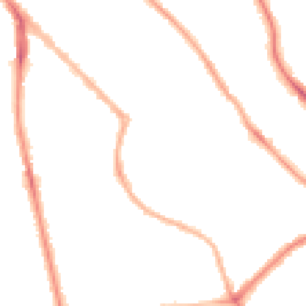 Night-time road noise heatmap for FY1 5NS