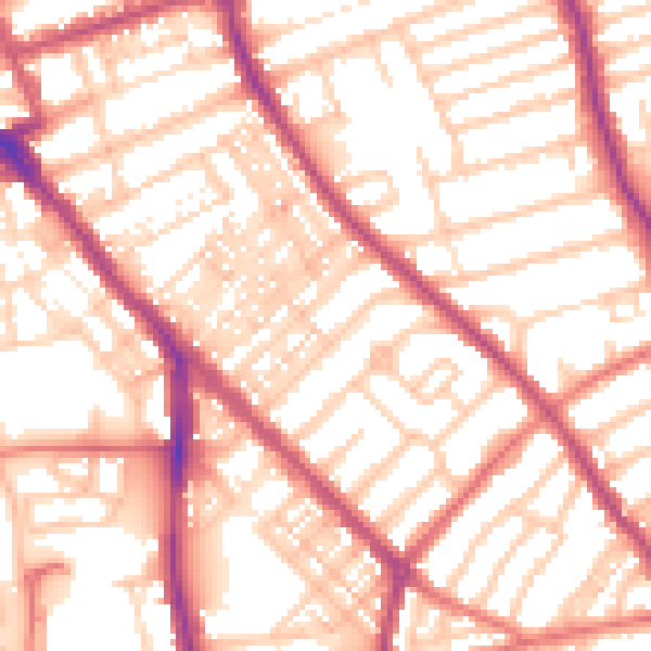 Daytime road noise heatmap for FY1 5PD