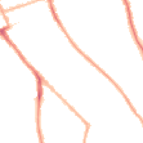 Night-time road noise heatmap for FY1 5PD
