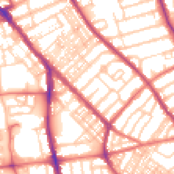 Daytime road noise heatmap for FY1 5PL