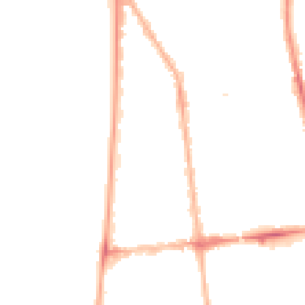 Night-time road noise heatmap for FY1 6BT