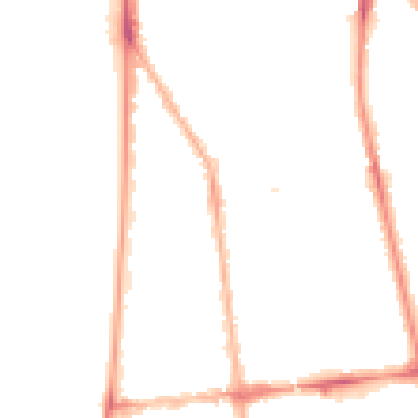 Night-time road noise heatmap for FY1 6DL