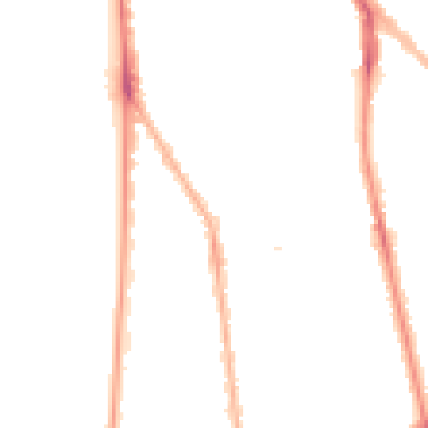 Night-time road noise heatmap for FY1 6DZ