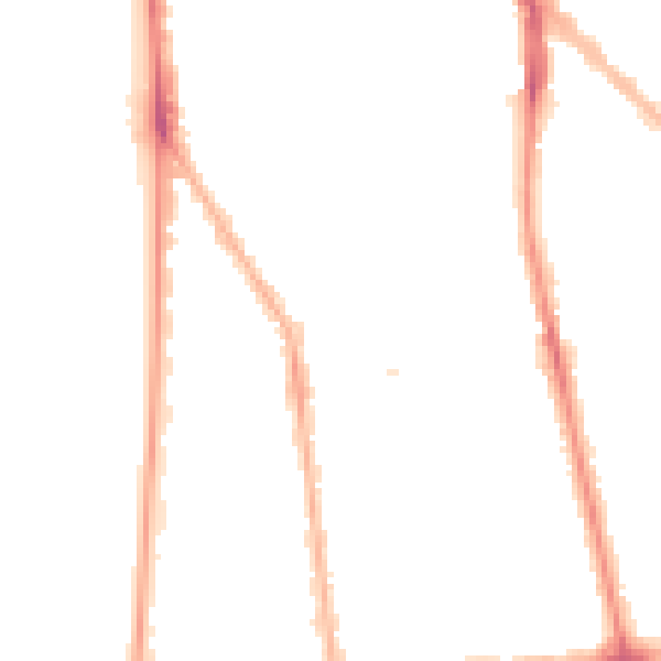 Night-time road noise heatmap for FY1 6EL