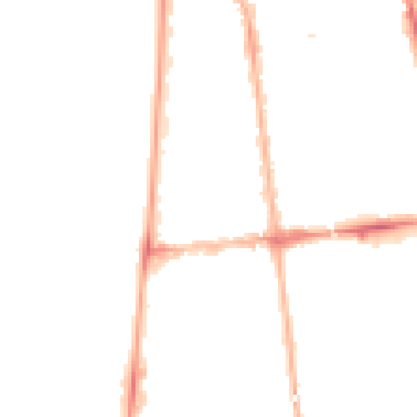 Night-time road noise heatmap for FY1 6HE