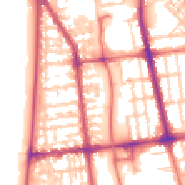 Daytime road noise heatmap for FY1 6HR