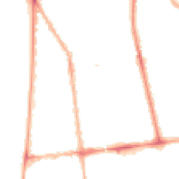 Night-time road noise heatmap for FY1 6HX