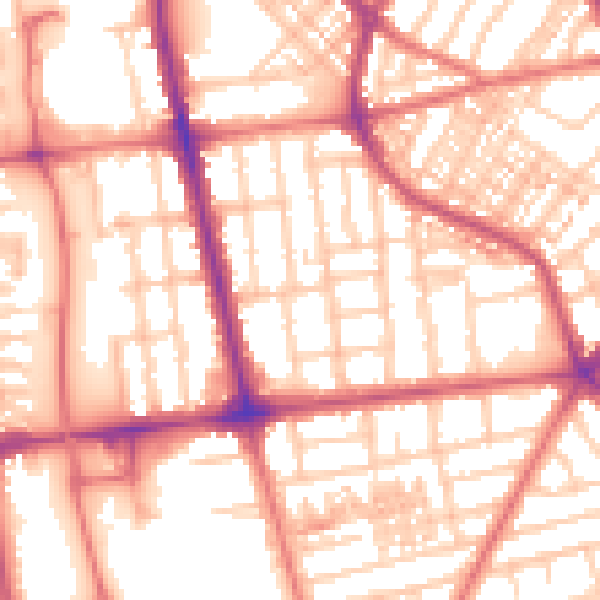 Daytime road noise heatmap for FY1 6LG