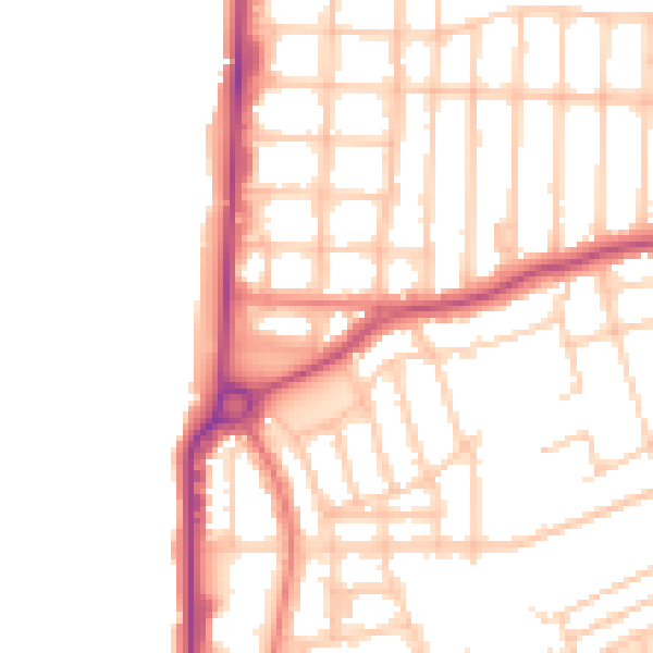 Daytime road noise heatmap for FY2 9SL