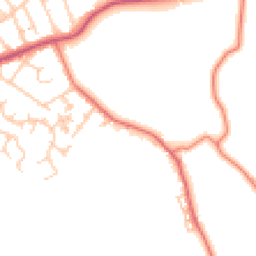 Daytime road noise heatmap for FY3 0AA
