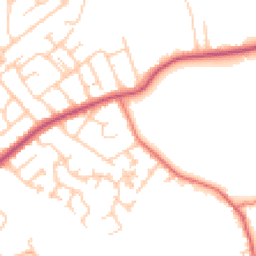 Daytime road noise heatmap for FY3 0AQ