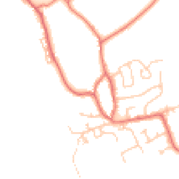Daytime road noise heatmap for FY3 0DJ