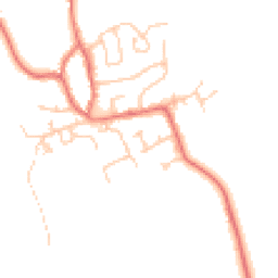 Daytime road noise heatmap for FY3 0DQ