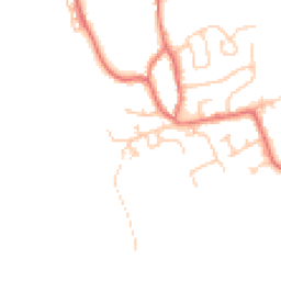 Daytime road noise heatmap for FY3 0DU