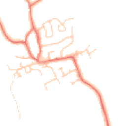 Daytime road noise heatmap for FY3 0DY