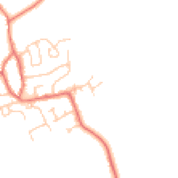 Daytime road noise heatmap for FY3 0EJ
