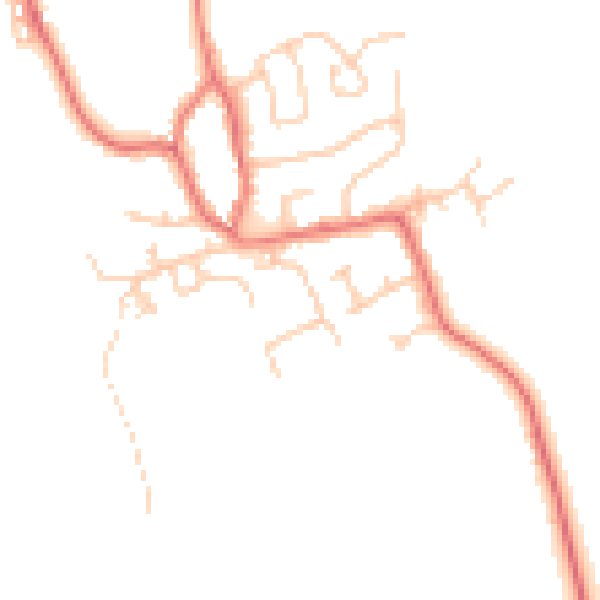 Daytime road noise heatmap for FY3 0EL