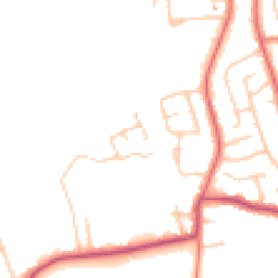 Daytime road noise heatmap for FY3 0EN