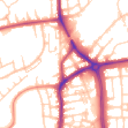 Daytime road noise heatmap for FY3 7HQ