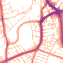 Daytime road noise heatmap for FY3 7JD