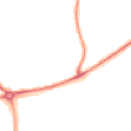 Night-time road noise heatmap for FY3 7LQ