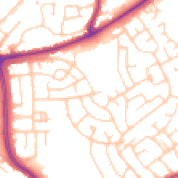 Daytime road noise heatmap for FY3 7NF