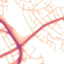 Daytime road noise heatmap for FY3 7RJ