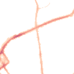 Night-time road noise heatmap for FY3 8AY
