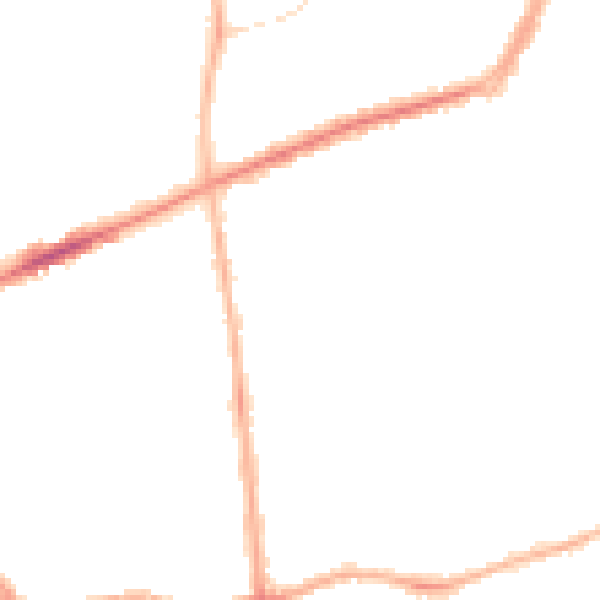 Night-time road noise heatmap for FY3 8BB