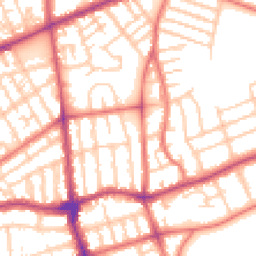 Daytime road noise heatmap for FY3 8DG