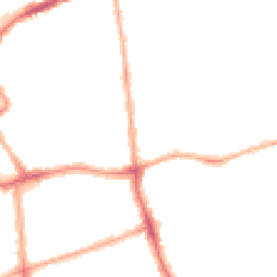 Night-time road noise heatmap for FY3 8DS