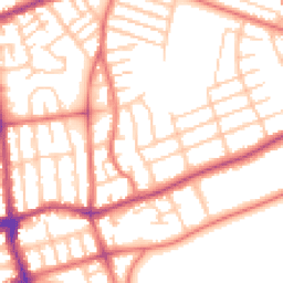 Daytime road noise heatmap for FY3 8EZ
