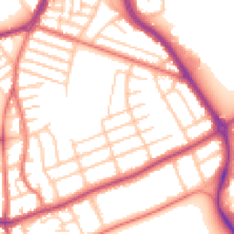Daytime road noise heatmap for FY3 8JT