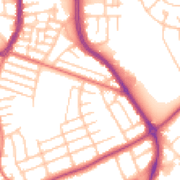 Daytime road noise heatmap for FY3 8JY