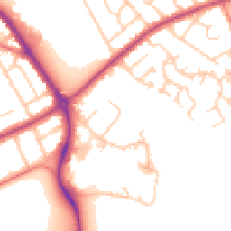 Daytime road noise heatmap for FY3 8NS