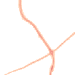 Night-time road noise heatmap for FY3 8PG