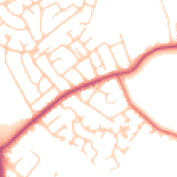 Daytime road noise heatmap for FY3 8QJ